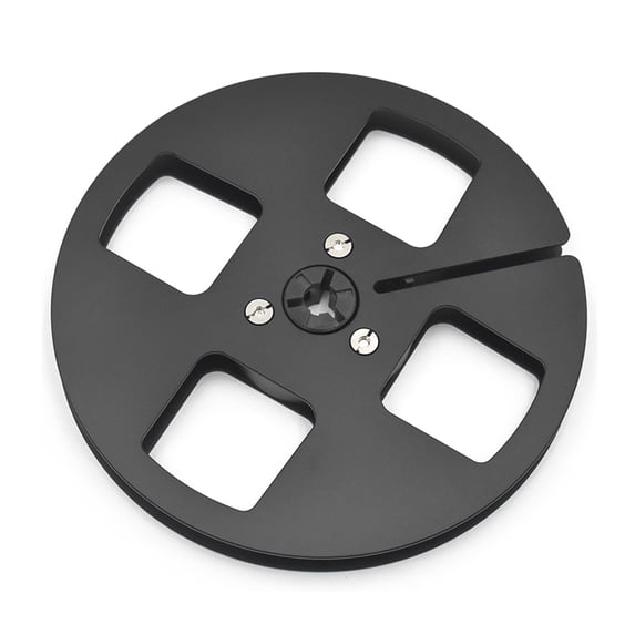 PatungKu Aluminum Tape Reel 5inch 4 Wind Resistant Holes Open Reel Compatibility