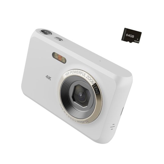 PatungKu Anti Blur Camera 48MP 16X Photography Lightweighted Design Easy To Use For Children Beginner Gift