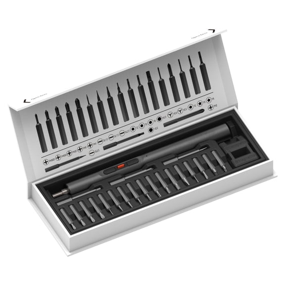 PatungKu Automatic Screwdriver Set For Glasses Repair Magnetic Bit Owner Reverse Turn Function Permanent Metal Building Travel Friendly
