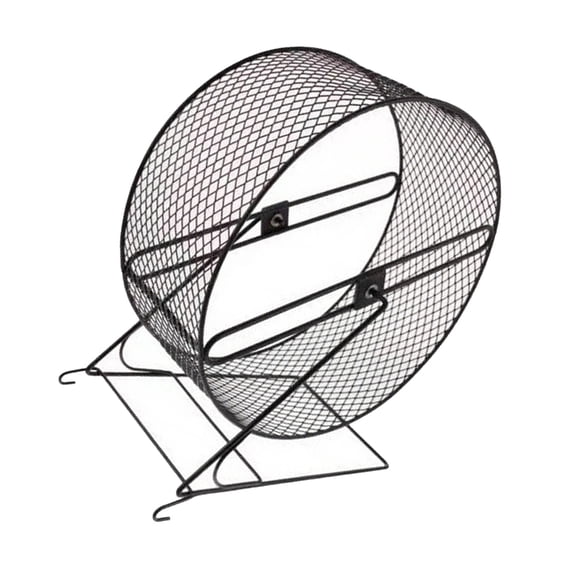 PatungKu Calm Small Pet Running Wheel Iron Building For Hamsters Squirrels Unguis Crushing And Exercise