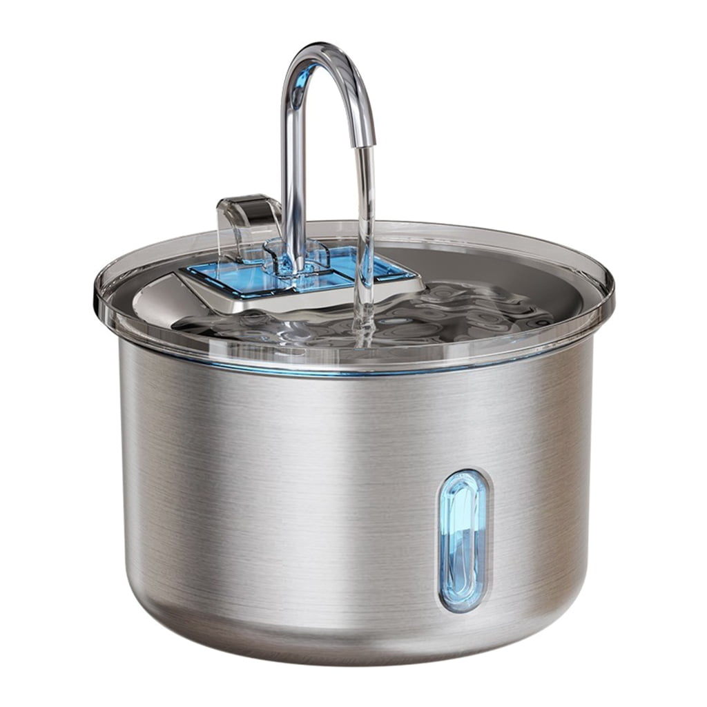 PatungKu Cats Water Fountains Flowing Water Quiet Automatic Fountain Large Capacity