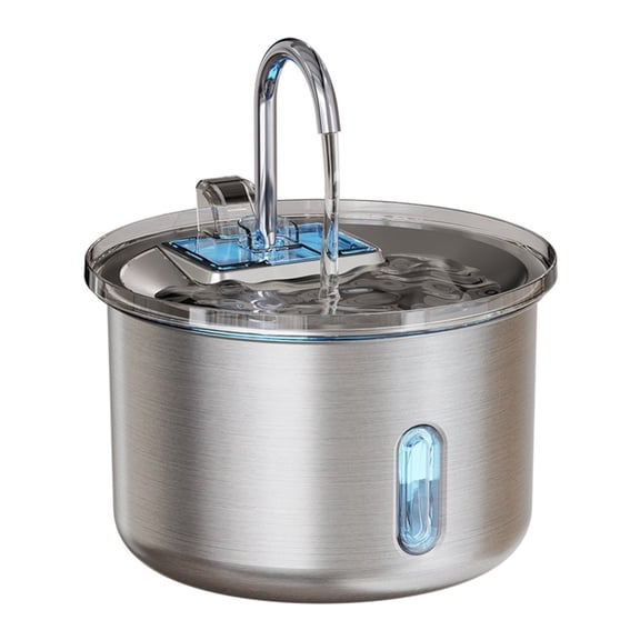 PatungKu Cats Water Fountains Flowing Water Quiet Automatic Fountain Large Capacity