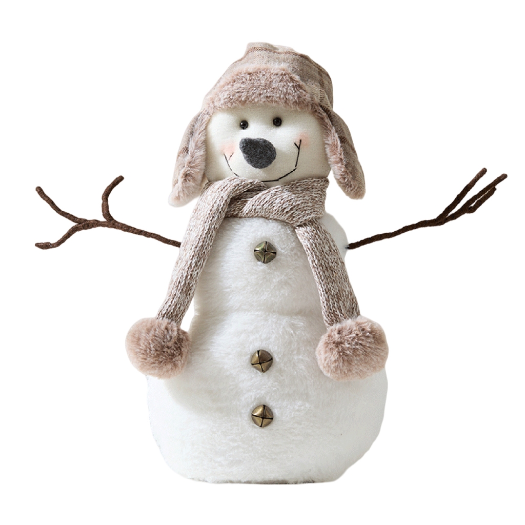 PatungKu Christmas Santa Snowman Figurines Miniature Decoration Home Tabletop Decoration for Home Shop