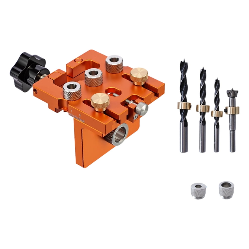 PatungKu Clear Scale Hole Punching Locator Aluminum Hole Drilling Jig MultiFunction