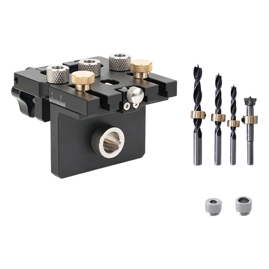 PatungKu Clear Scale Hole Punching Locator Aluminum Hole Drilling Jig MultiFunction