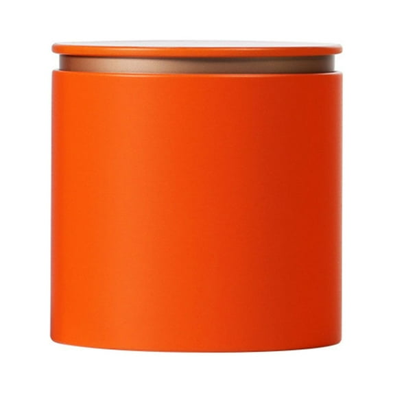 PatungKu Coffee Storage Jar Metal Tea Box Can for Loose Tea Smell Proof Container Leaf Tea Tinplate Containers Storage Gift Box