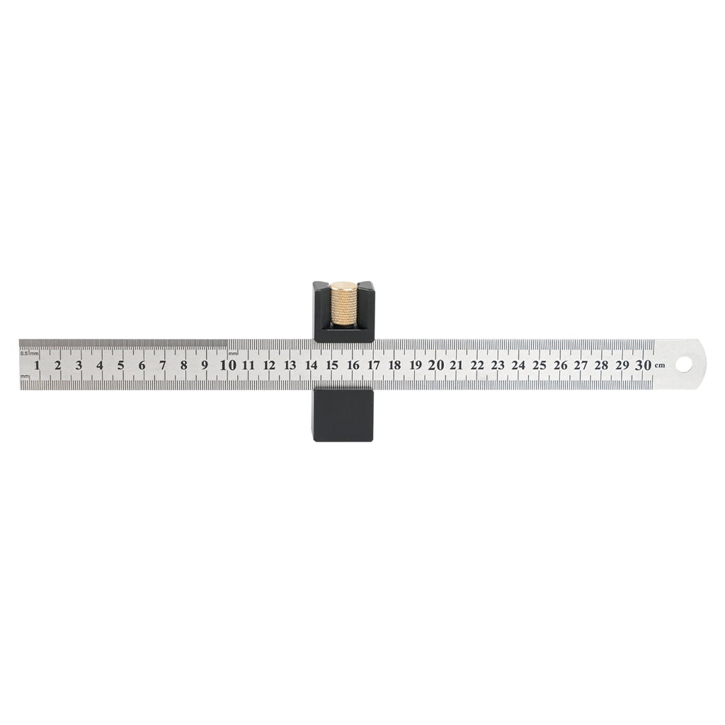 PatungKu Combination Square Steel Rule Guide Block With Quick to Adjust ...