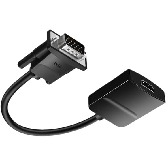 PatungKu Compactly VGA Hdmis Video Converters Plugs and Play Micros USB Powered Supports 1080P Signal Transfer PC to TV Connecting