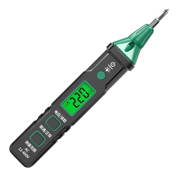 PatungKu Compacts Voltage Detector for Household Office and Outdoor Electrical Testing Digital Indicator Without Battery Included