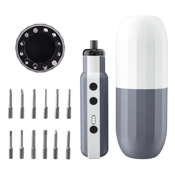 PatungKu Cordless Magnetic Tip Screwdriver 3 Adjustable Torques Modes Ergonomic Handle