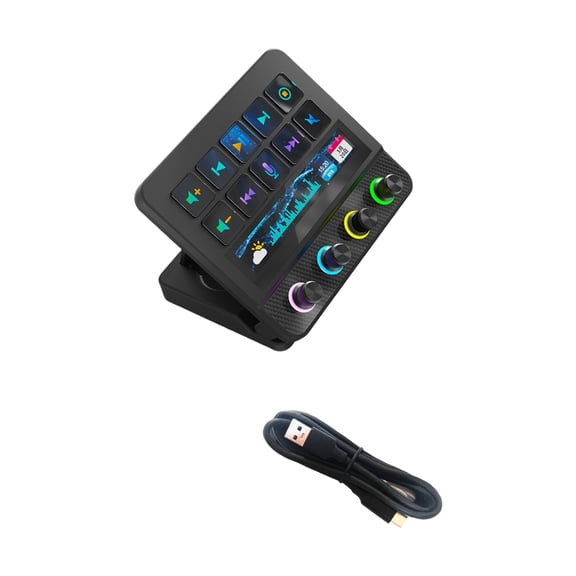 PatungKu Customizable Keyboard Featuring Rotary Knob for Sound and Brightness Control