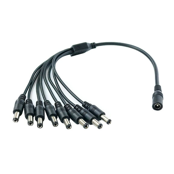 PatungKu DC5.5x2.1mm Power Link Cable OD4.5MM Main Cable OD2.7x5.4MM Parallel Wire