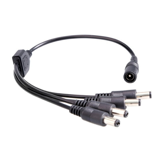 PatungKu DC5.5x2.1mm Power Link Cable OD4.5MM Main Cable OD2.7x5.4MM Parallel Wire