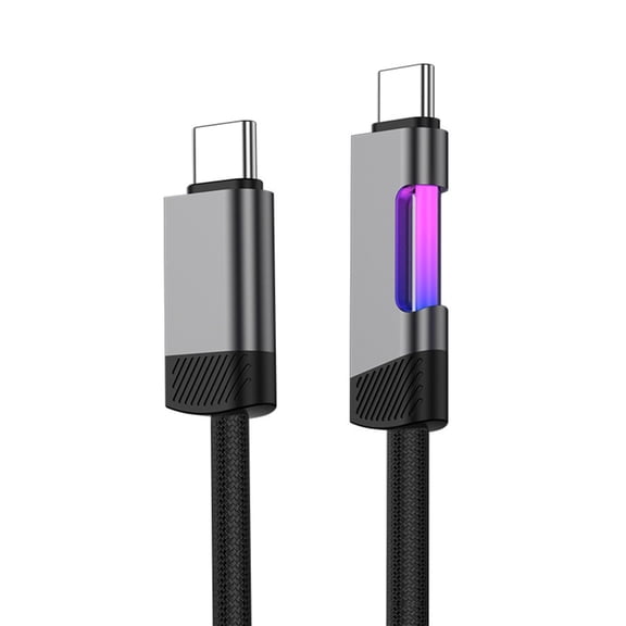 PatungKu Data Transfer Cable Charging Cable Alloy Texture for Travel Office Home Use