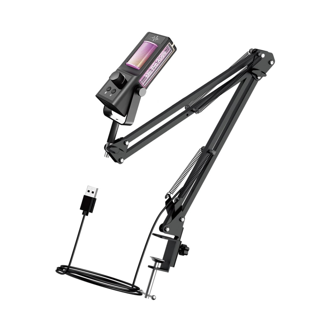 PatungKu Desktop Recording Microphone For Professional Gaming Live Streaming Adjustable
