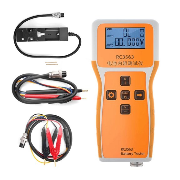 PatungKu Digital Battery Resistance Voltage Meter 1μΩ To 200Ω Ranging 100V High Accuracy Portable Testing Device With LCD Screen