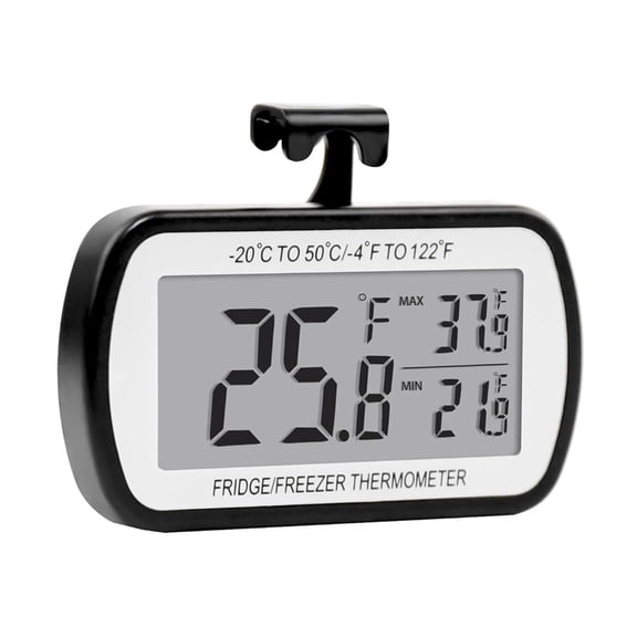 PatungKu Digital Kitchen Meter For Refrigerator Chiller With High Low Degree Monitoring Magnetic Mounting And Clear Display Screen