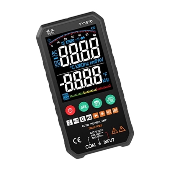 PatungKu Digital Multimeter Transistors Tester Electrical NCV Test Meter TrueRMS