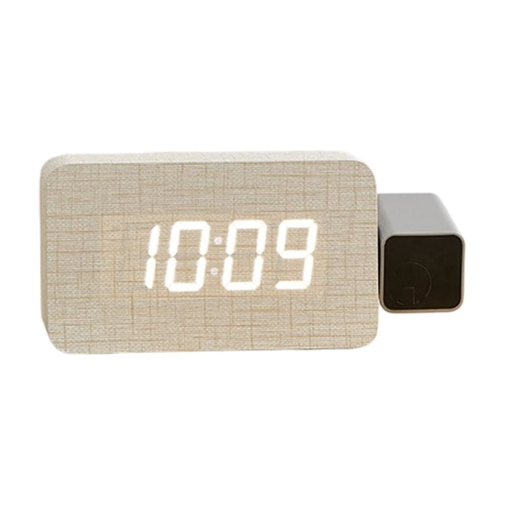 PatungKu Digital Projections Alarm Clocks for Bedrooms Loud Duals Alarms for Kids Elderly