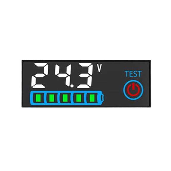 PatungKu Digital Voltmeter 18650 Battery Capacity Test Board Professional Voltage Tester 7-55V Battery Level Indicator