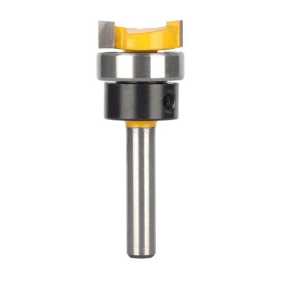 PatungKu Double Edges Straight Woodworking Milling Cutter Ball Bearing for Fast Cutting