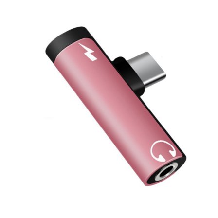 PatungKu Double Function Type CREATE To 3.5mm Sound Link With Charging Port Aluminum Mixture Dense Plan Global Agreement For Smartphones