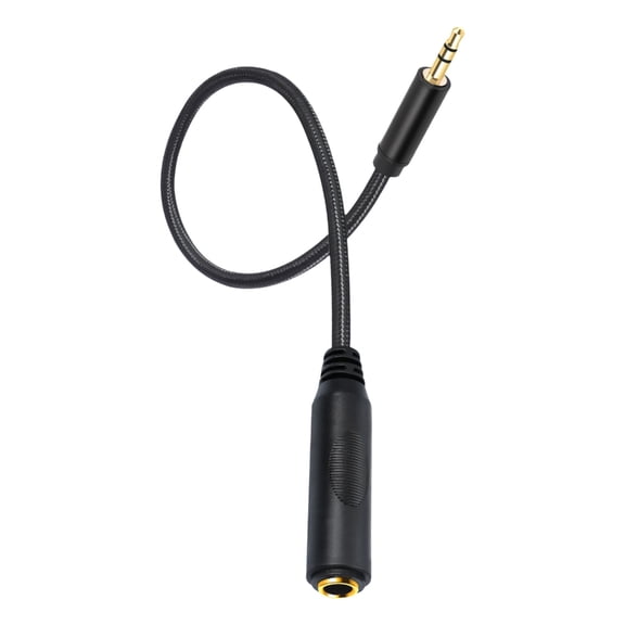 PatungKu Double Shielded Sound Cord 3.5mm Male to 6.35mm Female Stereo Adapter Wire