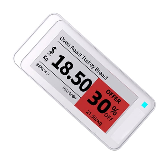 PatungKu Double Type E Paper Price Labels Update Bluetooth-compatible Control Low Power Consumption Digital Label for Warehouse Use