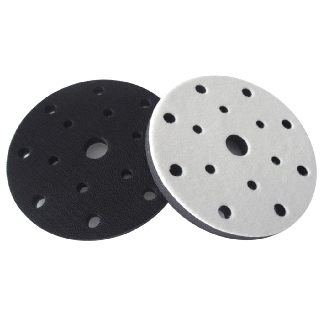 Multiple Backings PatungKu Durability 2pc 150mm Sander Backing Plates 15 Hole Design for ...