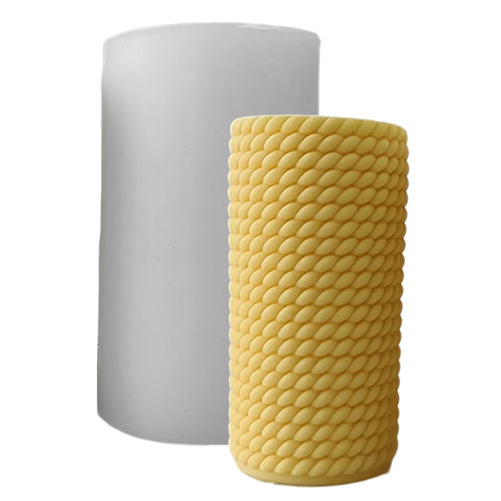 PatungKu Easy Cleaning Silicone Candle Mould With Star Designs Cylindrical Shape Beginner Friendly Candle Making Equipment