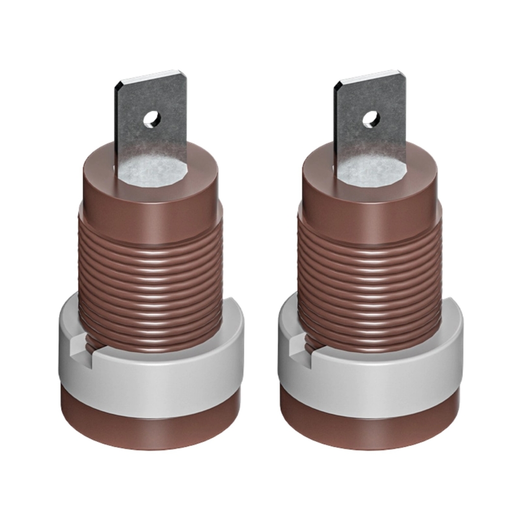 PatungKu Easy Installation 4mm Banana Plug Connectors Panel Mount ...