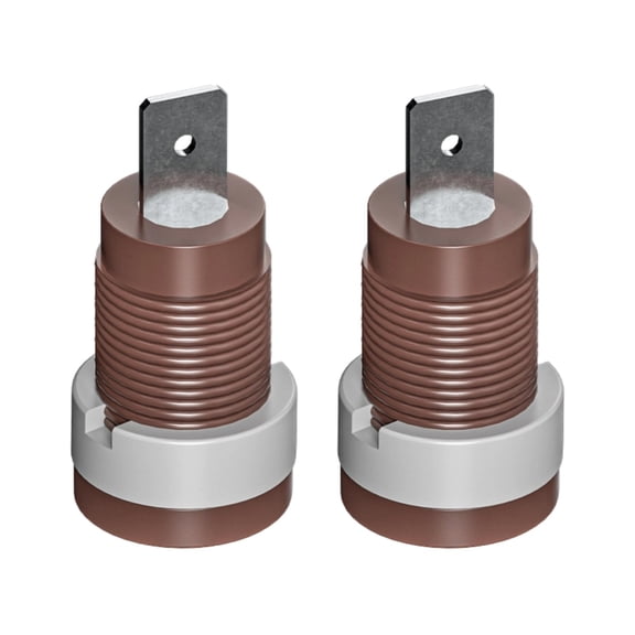 PatungKu Easy Installation 4mm Banana Plug Connectors Panel Mount Socket Binding Post Adapter Binding Post Wire Connector