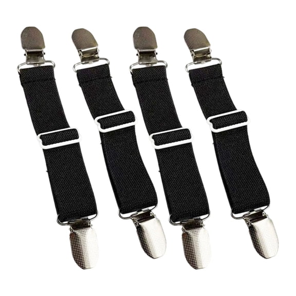 PatungKu Elastic Shoe Strap For Slide Sandals AntiSlip Mules Shoes Band Adjustable Length