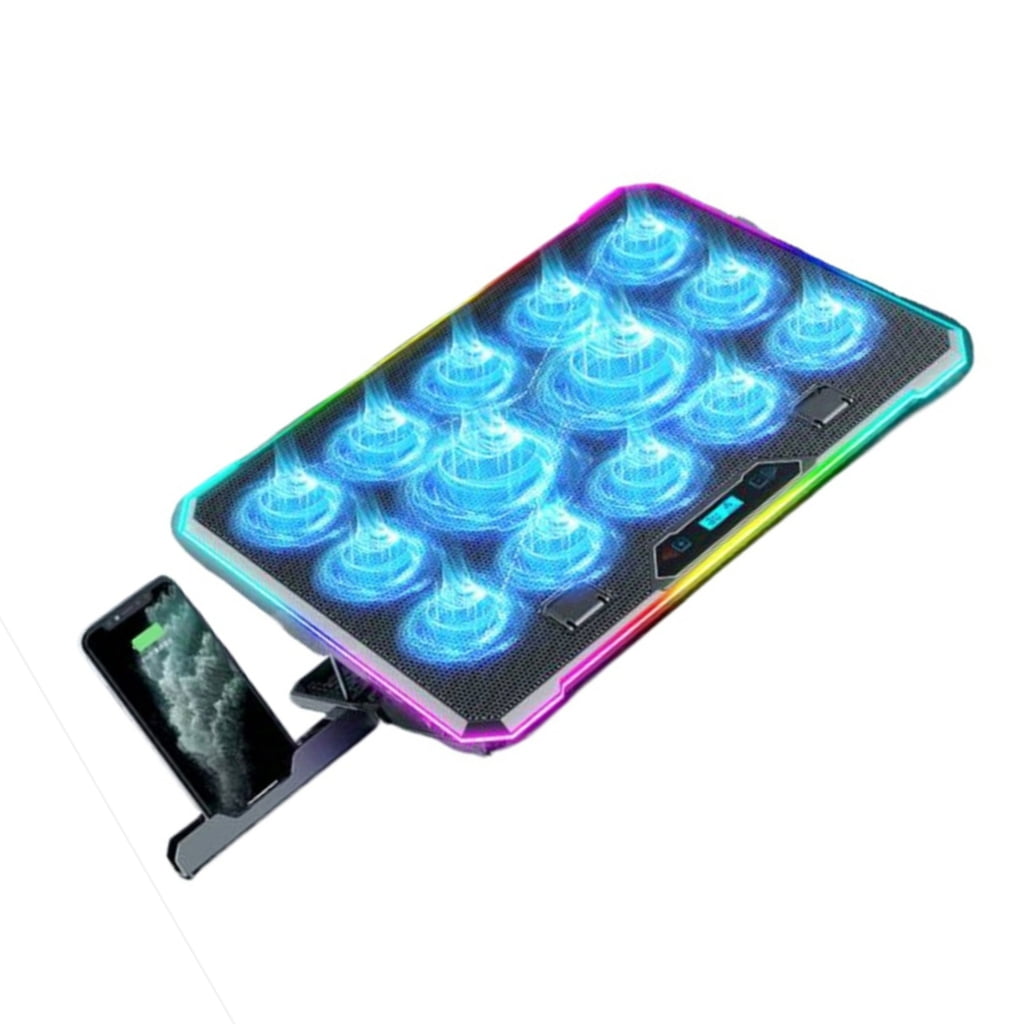 PatungKu Enhances Laptop Cooling Pad with Light Fan, USB Port 8Level Adjustable Stand