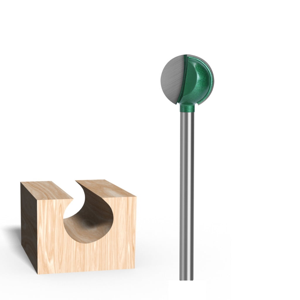 PatungKu Extended Shank Carving Cutter Round Nose Router Bit Ideal for ...