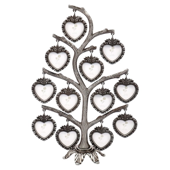 PatungKu Family Tree Picture Frame Display with 12 Hanging Picture Photo Frame Picture Frame Stand Ornament Christmas Gift