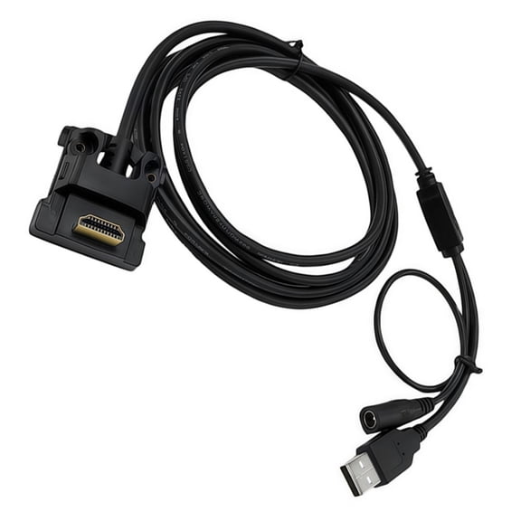 PatungKu Fast Speed 2Meter USB 2.0 A Male to HDTV Right Angle Cable PVC Material for IPP350 IPP320 ISC250 POS Systems