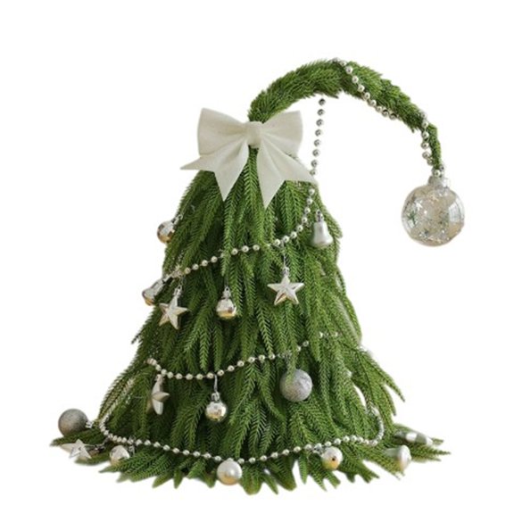 PatungKu Festival Leaning Soft Christmas Tree Kid Safe Decoration Home Holiday Gift