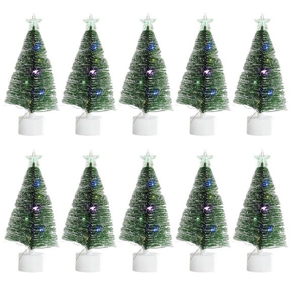 PatungKu Festive Indoor and Outdoor Christmas Tree Figurines (Set of 10) Enhances Your Holiday Celebrations Eye catching Colors