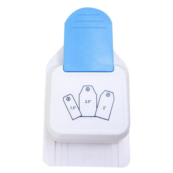 PatungKu Gift Tag Cutter Label Punch Craft Paper Punch Tag Maker for Bookmark Gift Card