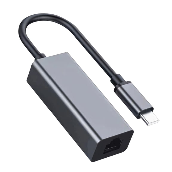 PatungKu Gigabit 100Mbps Ethernet Adapter USB C To RJ45 Aluminum Portable For Office Home Data Center
