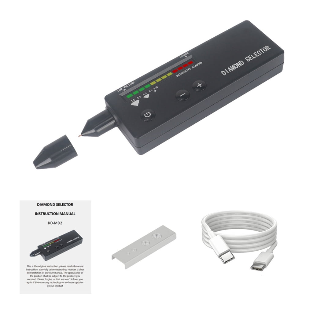 PatungKu Handheld Jewelry Tester Moissanites Tester Jewelry Tester Gemstones Detector