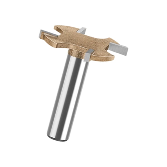 PatungKu Heavy Duty 4 Edges Router Bit Large Cutting Diameter Woodworking Milling Machine Tool