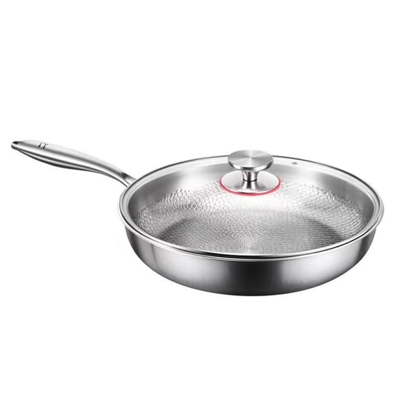 PatungKu High Performances Metal Skillets Lid Included Corrosions Resistant Cookware