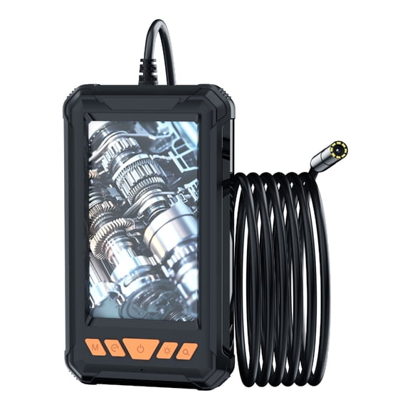 PatungKu Industrial Endoscope for Deep Hole Detection Waterproof IP67 4.3 Inch Display Hard Cable Available in Multiple Lengths