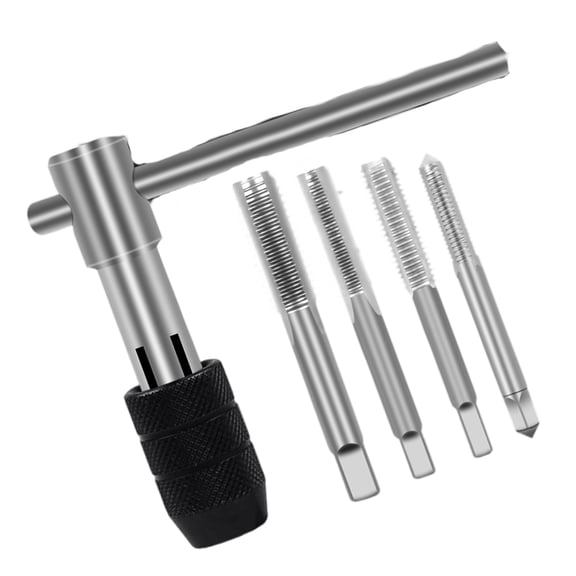 PatungKu Industrial Hand Tapping Tool Multiple Thread Types Manual T-Handle Tap Wrench