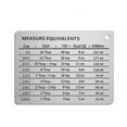 thumbnail image 1 of PatungKu Kitchen Magnetic Stainless Steel Scale Plate Measuring Cup Spoon Unit Conversion, 1 of 6