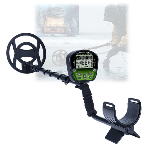 PatungKu LED Display Underground Metal Detector 360 Degree Scaning Gold Finder Tool