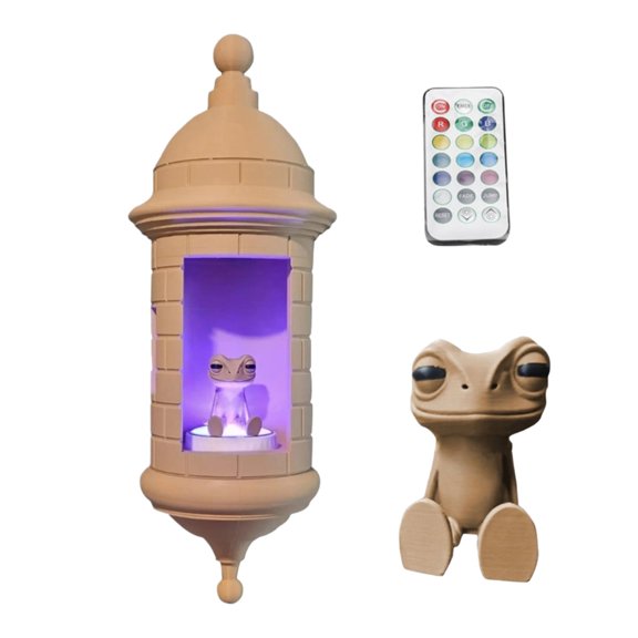 PatungKu LED Night Lamp for Bedroom Remote Controlled Castles Tower Decors Atmospheres