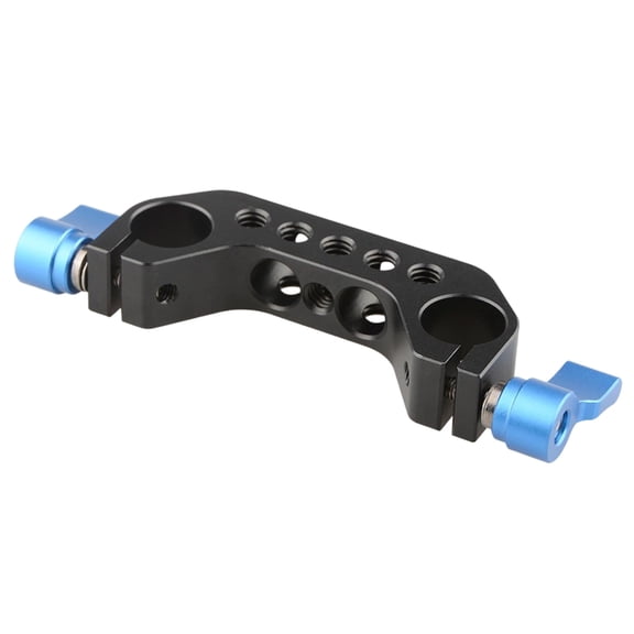 PatungKu Lightweight Compact 15mm Double Hole Bracket For Camera Sliders Rigs Accessories